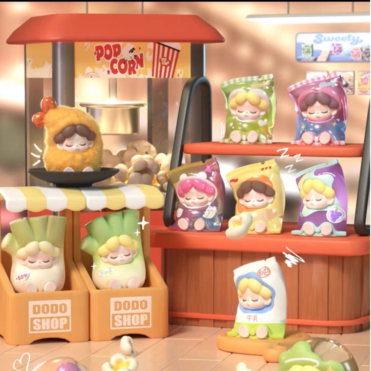 Wendy's one-day store manager series fourth generation cute granule blind box