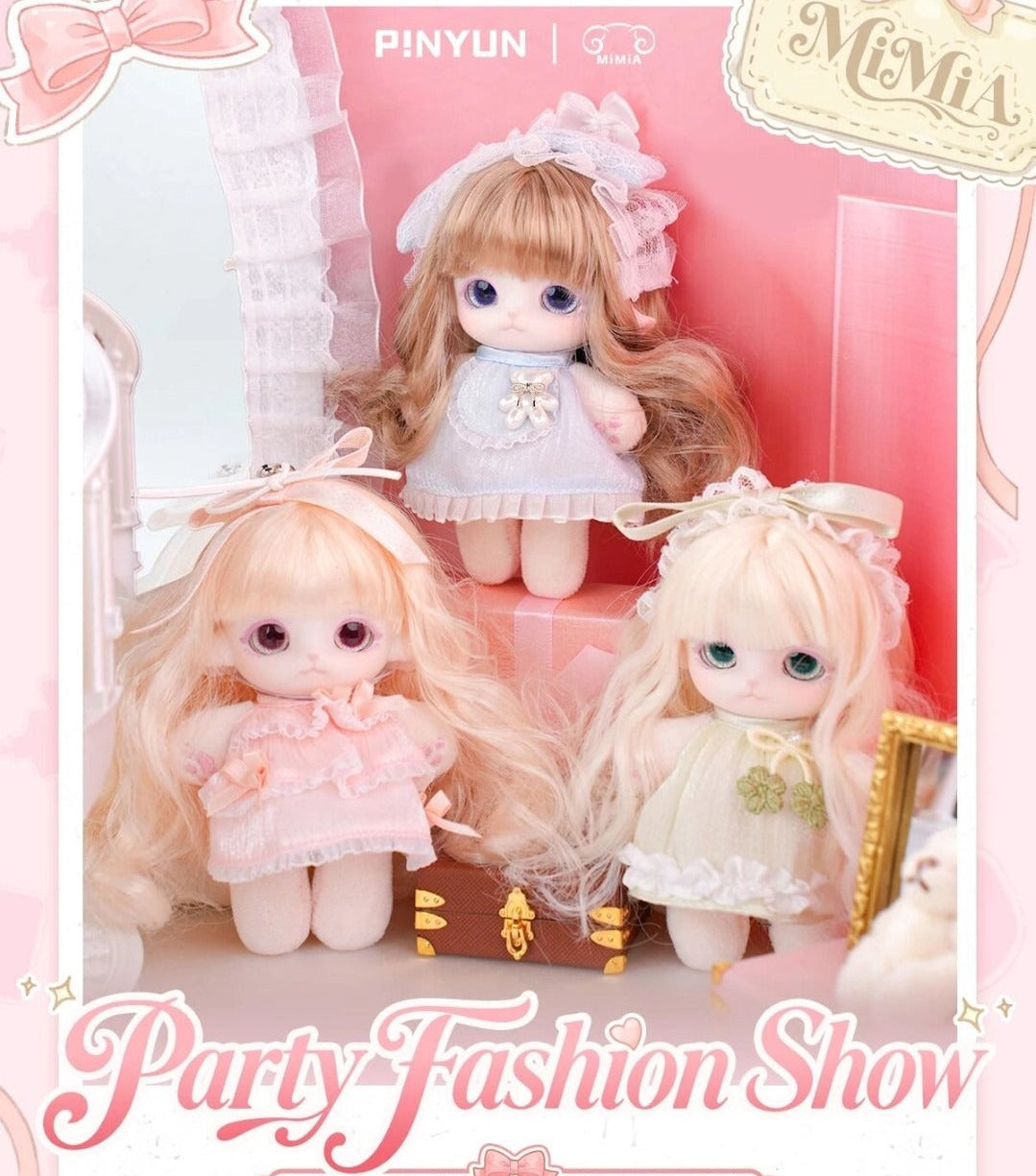 Mimia party fashion show series collectible dolls
