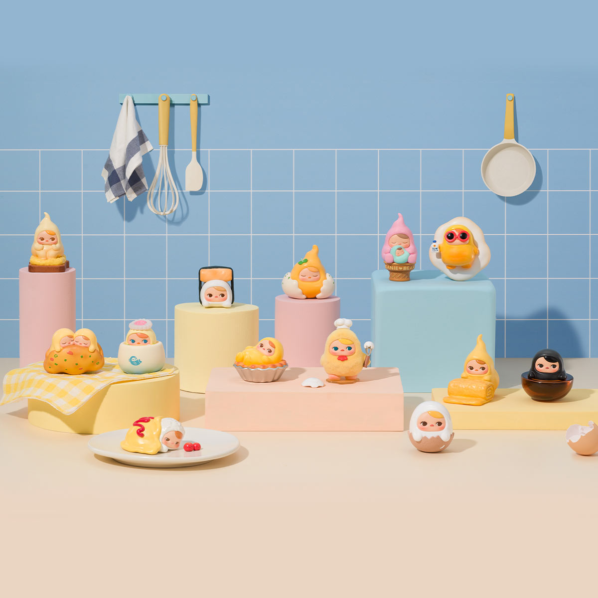 PUCKY Egg Beanie Series Figures