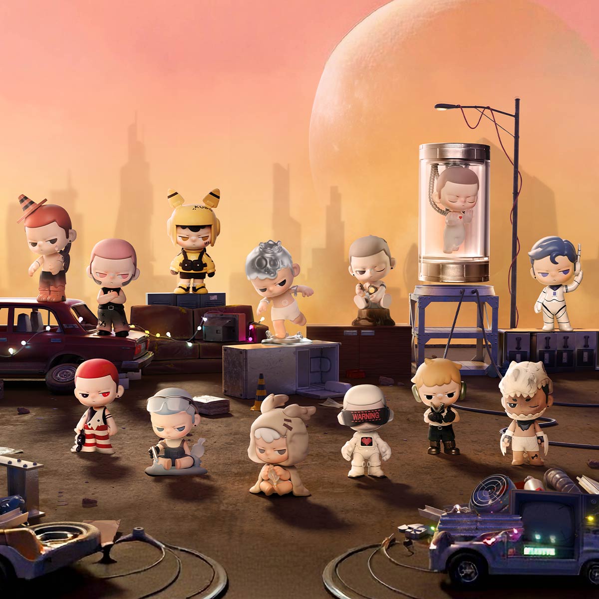 KUBO City of Sunset Series Figures