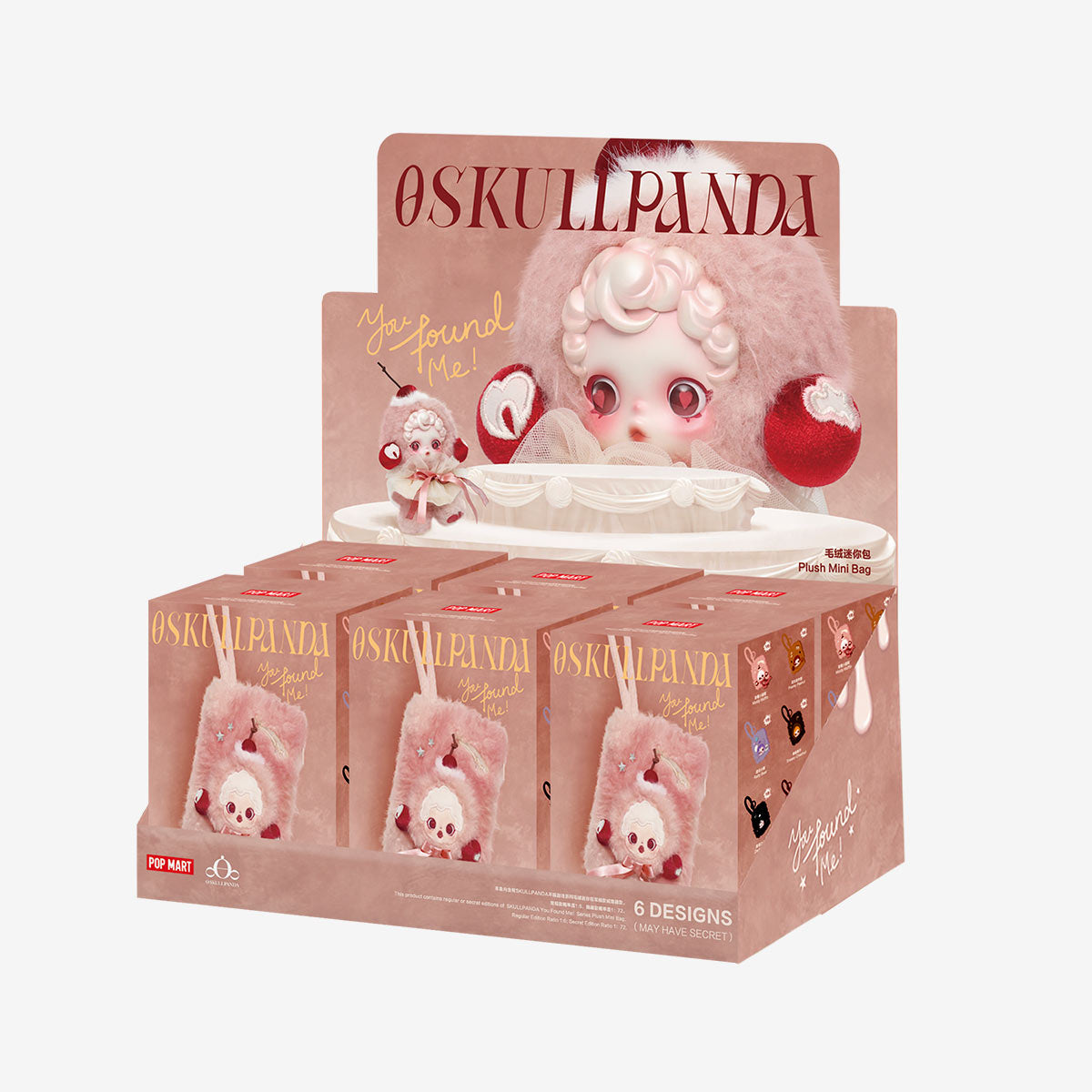 SKULLPANDA You Found Me！Series Plush Mini Bag