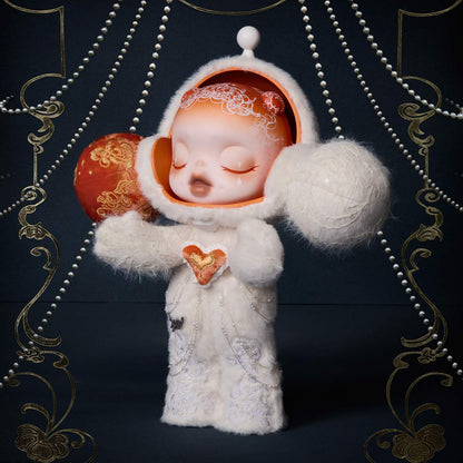 MEGA α SKULLPANDA 400% White Moon