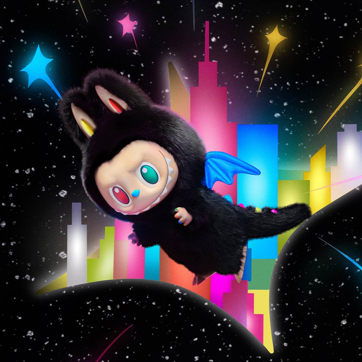 THE MONSTERS 10th Anniversary Series-ZIMOMO Vinyl Plush Doll