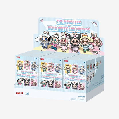 THE MONSTERS × Hello Kitty and Friends Series-Vinyl Plush Pendant Blind Box
