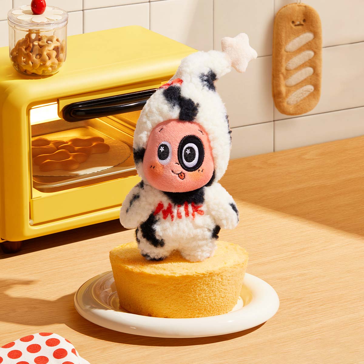 Twinkle Twinkle MOON GELATO  Plush Pendant