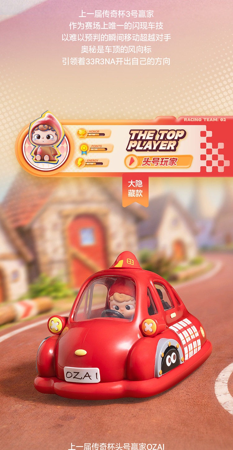 HEYONE Collection Cute Power Fully Open Bumper Car Blind Box