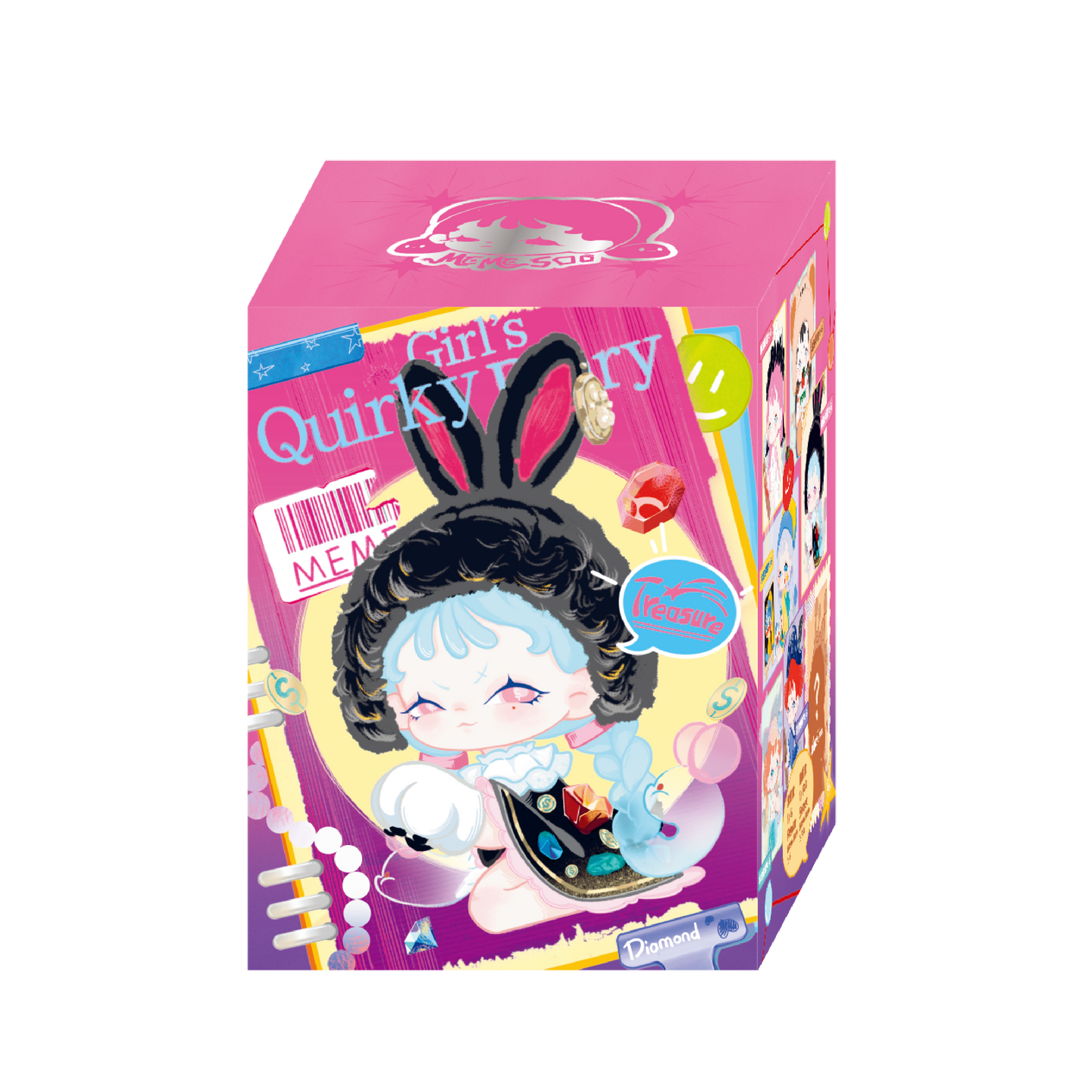 DODOSUGAR MEMESOO Quirky Girls Diary Series