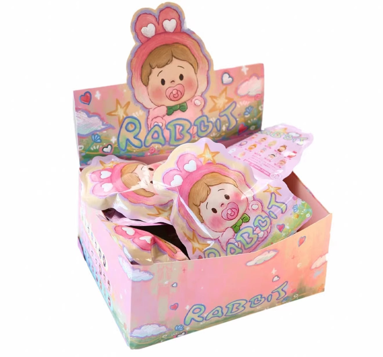 RABBIT small fancy roll bean rabbit series