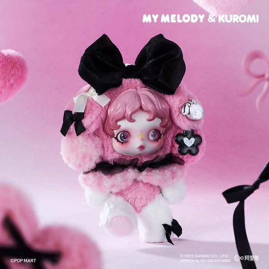 SKULLPANDAxMY MELODY Plush x SKULLPANDAxKUROMIPlush