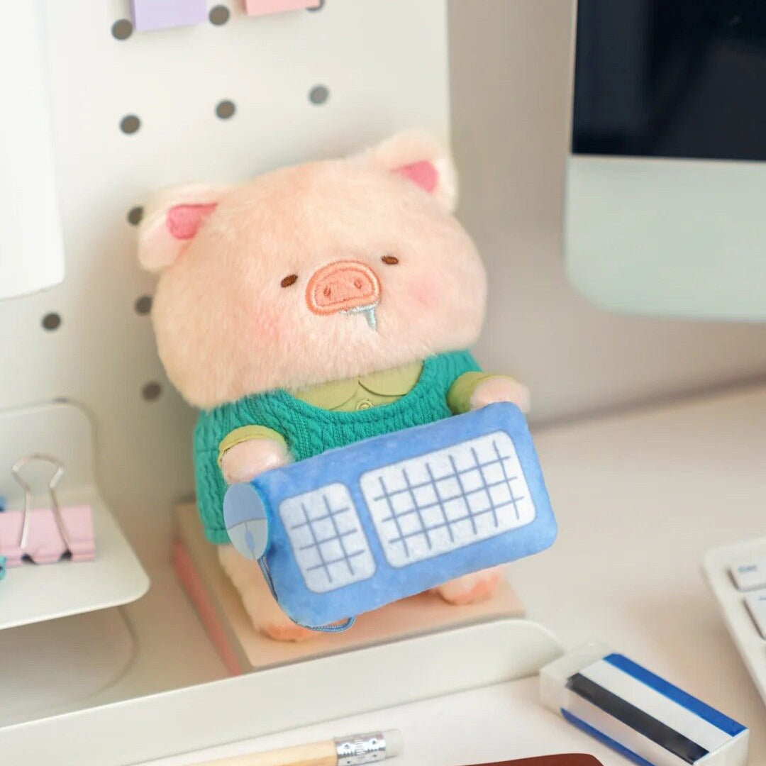 LuLu the Piggy Office Series Monitor Plush
