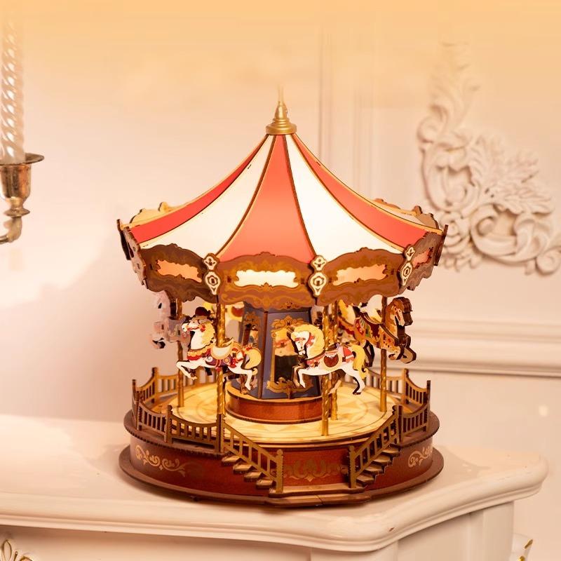 nanci Rolife carousel music box DIY assembly