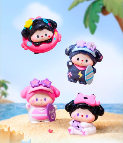 Lulu Dog Summer Hand Account Series Cute Granules