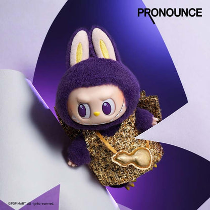 LABUBU Little Milan Fashion Week Limited Edition vinyl plush hanging Card Birthday gift