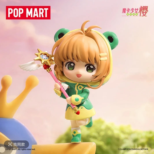 POP MART Magic Card Girl Sakura Transparent Brand Series Handmade Blind Box