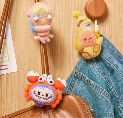 THE MONSTERS CAT MODE ON SERIES Plush Decorative Buckle Blind Box