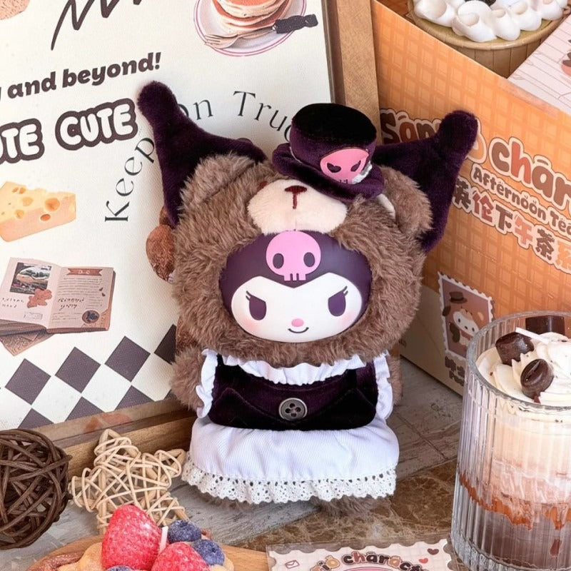 Sanrio Vinyl Latte Baby Blind Box Second Generation British Afternoon Tea Cute Plush Doll Decoration