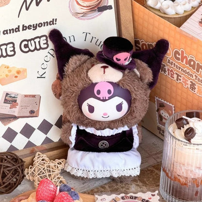 Sanrio Vinyl Latte Baby Blind Box Second Generation British Afternoon Tea Cute Plush Doll Decoration