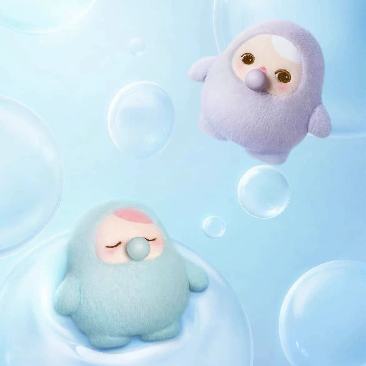 PUCKY Bean Bubble Series Plush Pendant Blind Box