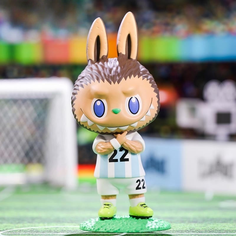 Labubu Argentina cooperation blind box Labubu World Cup boys gift football