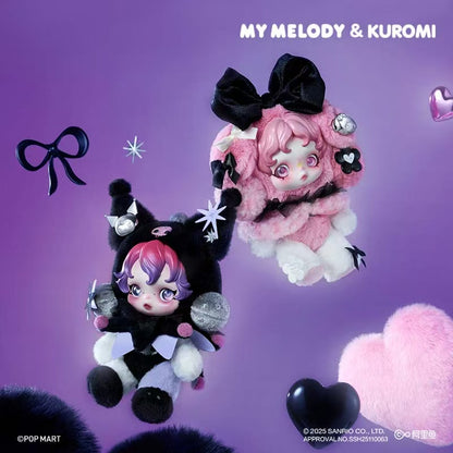 SKULLPANDAxMY MELODY Plush x SKULLPANDAxKUROMIPlush