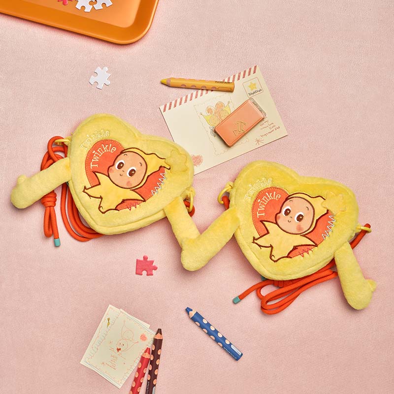 Twinkle Twinkle Heart-Shaped Collection - Hand-in-Hand Heart Bag