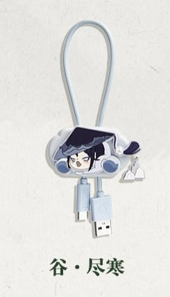 SKULLPANDA The Ink Plum Blossom Series - Charging Cable Blind Box (iPhone/Type-C)