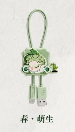 SKULLPANDA The Ink Plum Blossom Series - Charging Cable Blind Box (iPhone/Type-C)