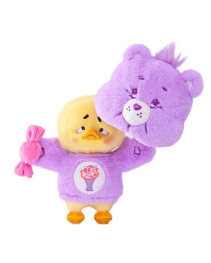 Upset Duck x Care Bear Be Rainbow Duck Series Plush Pendant