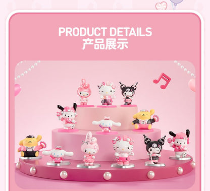 HELLO KITTY AND FRIENDS Pink Party Series Figures
