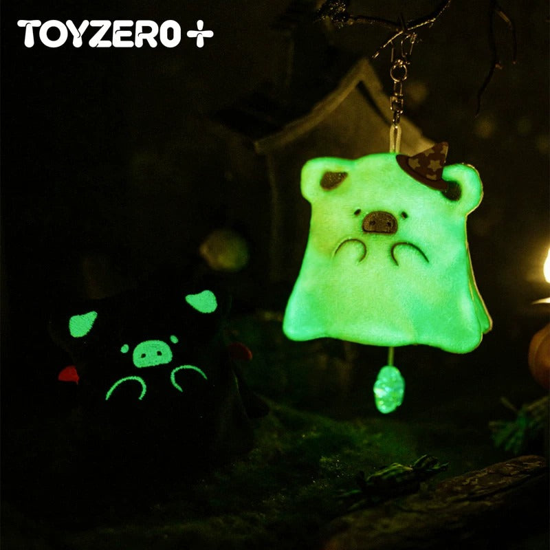 LuLu The Piggy Horror Story Series-Moody Boo Plush Keychain Blind Box