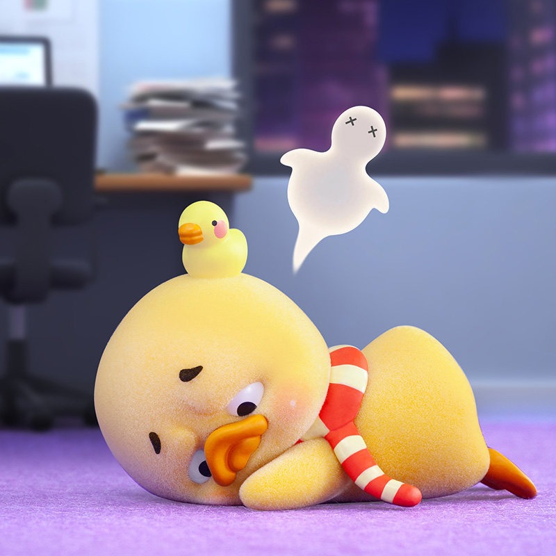 Upset Duck Stop The Spiral Duck Series Figure Blind Box