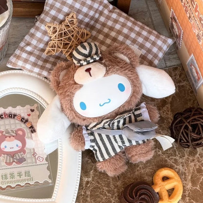 Sanrio Vinyl Latte Baby Blind Box Second Generation British Afternoon Tea Cute Plush Doll Decoration