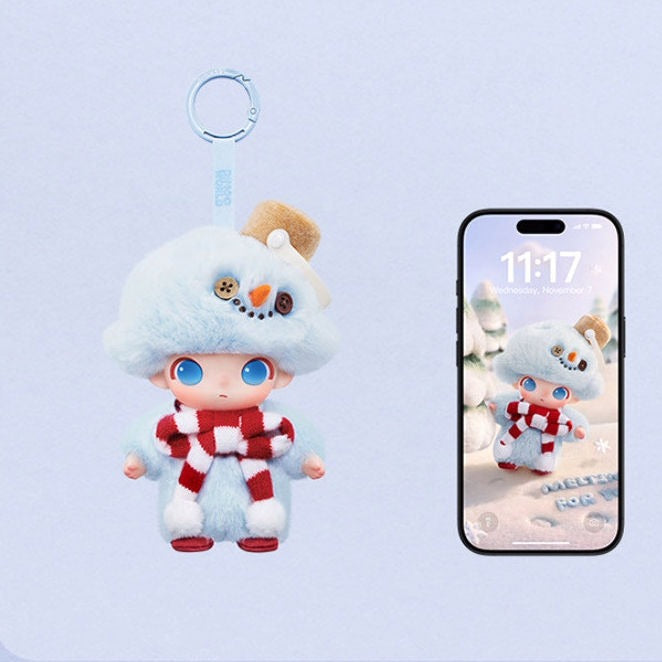 DIMOO Snowman Plush Pendant