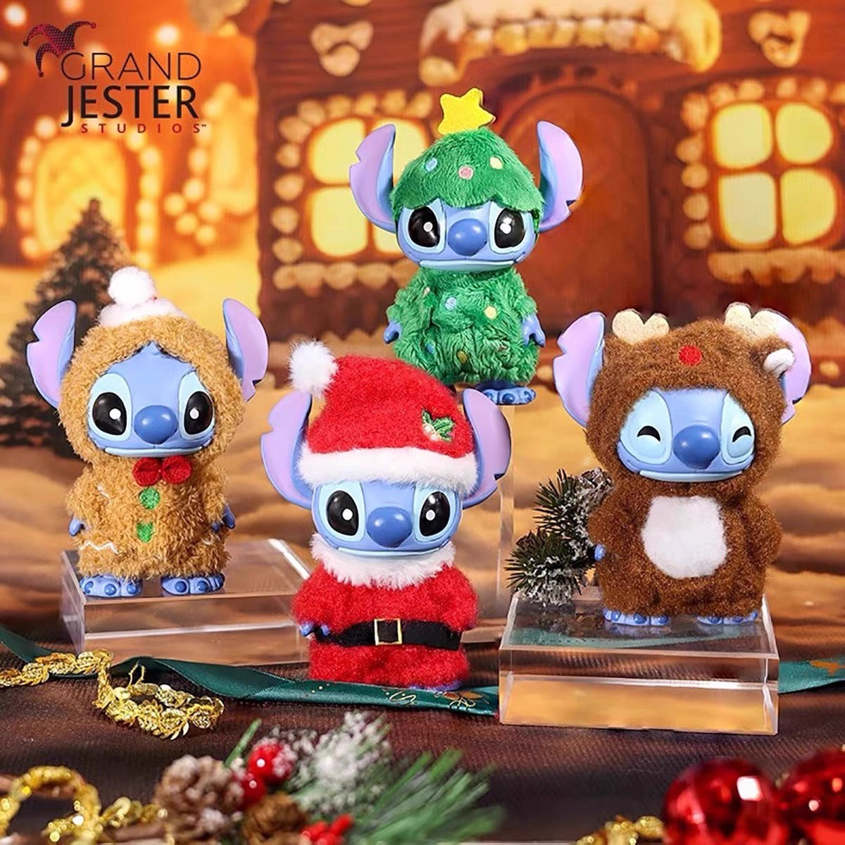 Disney Stitch Christmas Cute Clothes Blind Box