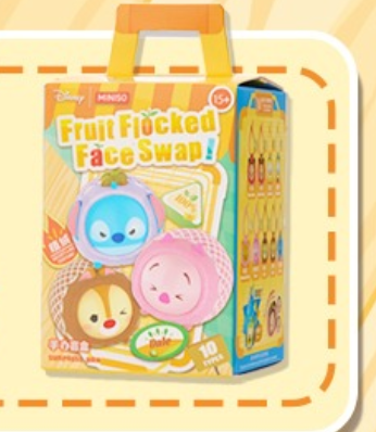 Disney Pine Series Fruit Face Changing Plush Blind Box Pendant