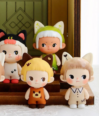 Buer Bonini Let’s Be Free Series Mini Beans Blind Box