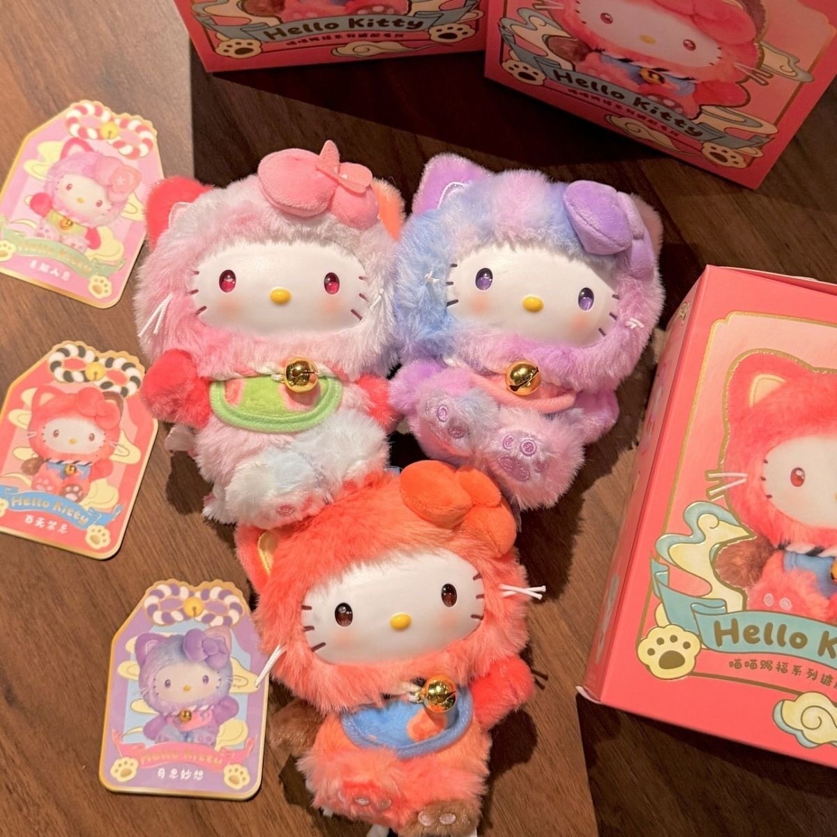 Hello Kitty Meow Meow Blessings Series Plush Blind Box