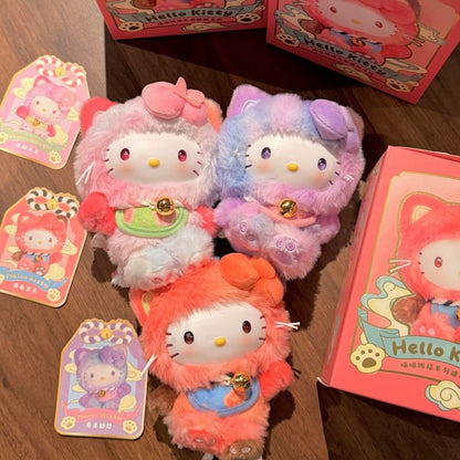 Hello Kitty Meow Meow Blessings Series Plush Blind Box