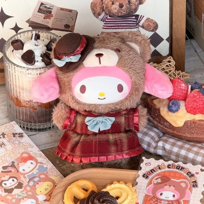 Sanrio Vinyl Latte Baby Blind Box Second Generation British Afternoon Tea Cute Plush Doll Decoration