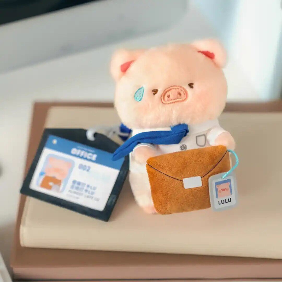 LuLu the Piggy Office Series Monitor Plush