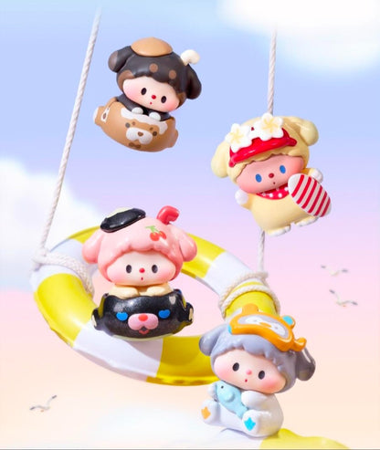 Lulu Dog Summer Hand Account Series Cute Granules