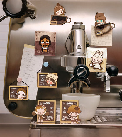 POP BEAN Coffee Factory Series-Fridge Magnet