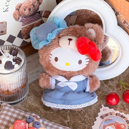 Sanrio Vinyl Latte Baby Blind Box Second Generation British Afternoon Tea Cute Plush Doll Decoration