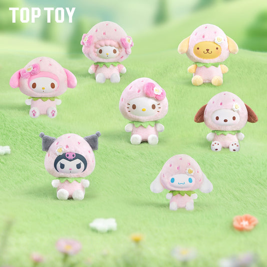 Sanrio Family Strawberry Sweet Series Plush Pendant Blind Box