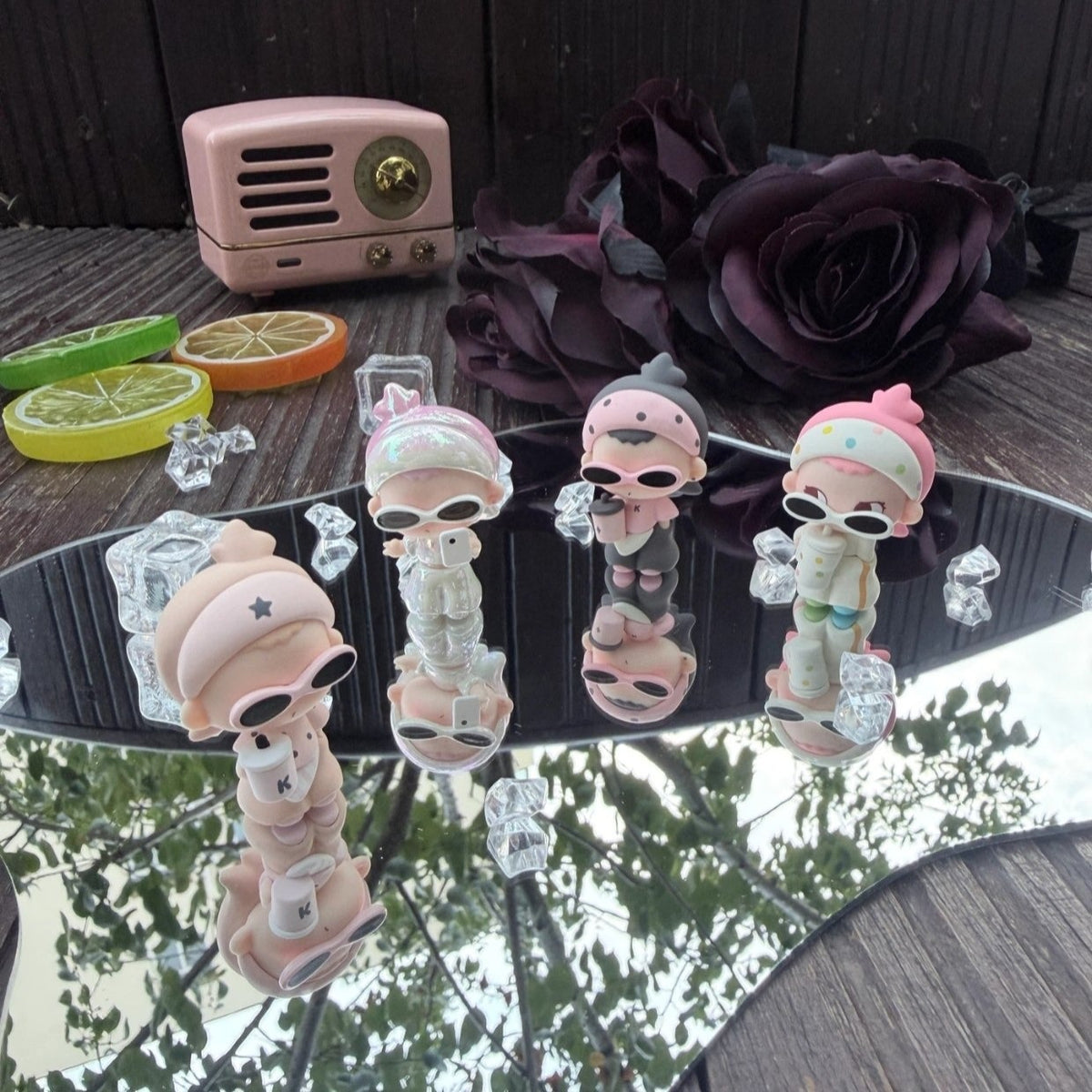 KUNY Trendy Girl Street Series Cute Granules