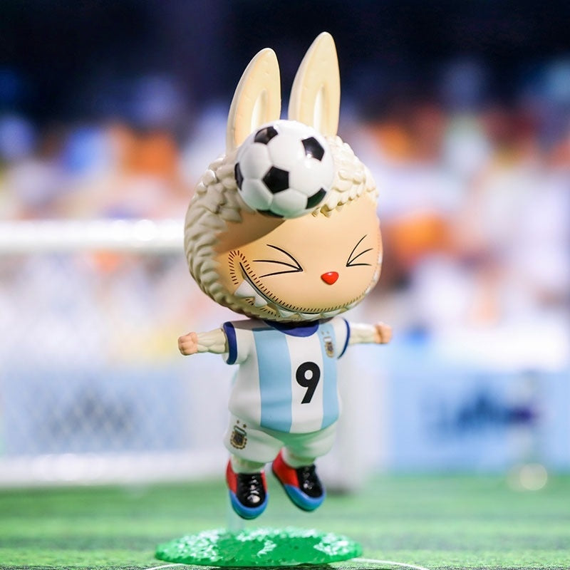 Labubu Argentina cooperation blind box Labubu World Cup boys gift football