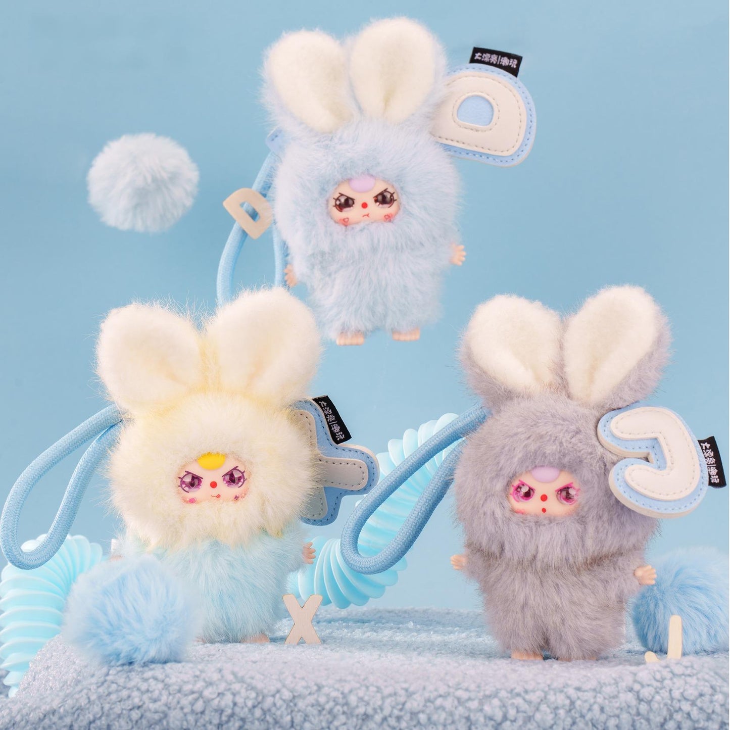 Baby Three super mini bunny plush