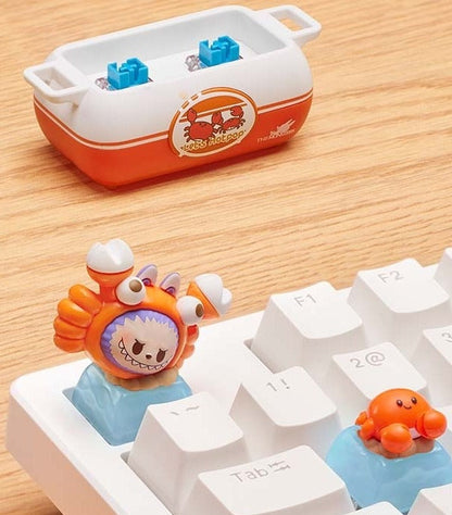 POP BEAN Dip For Fun Series-Relief Hotpot Keycap