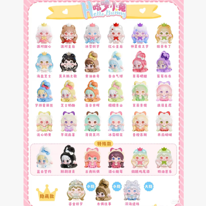 Ruby Lubi Hello Bunny Series Mini Blind Box