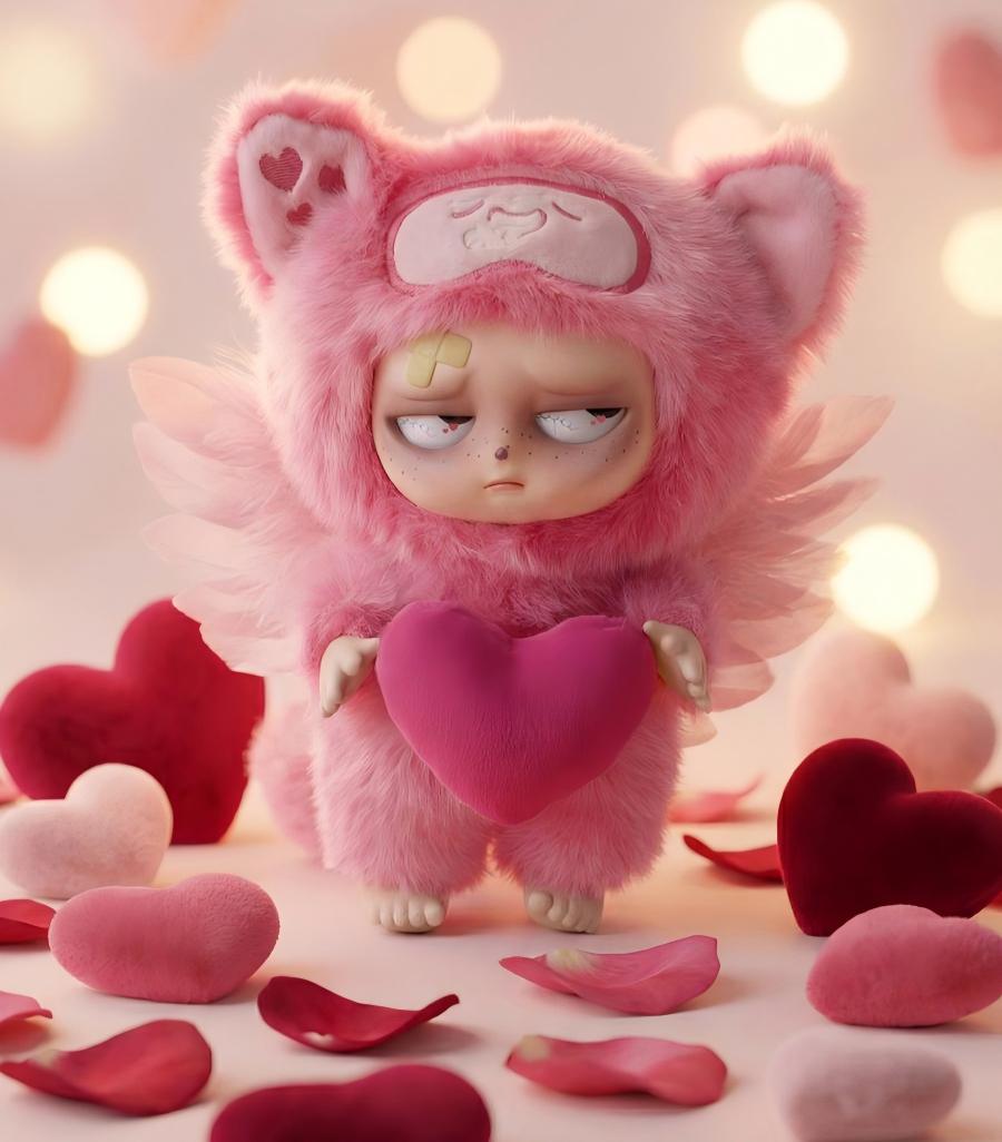 Ready Stocks Grumpipi Valentine's Day Limited Edition "My Sassy Love" Plush Pendant (Only 3000 pieces worldwide)